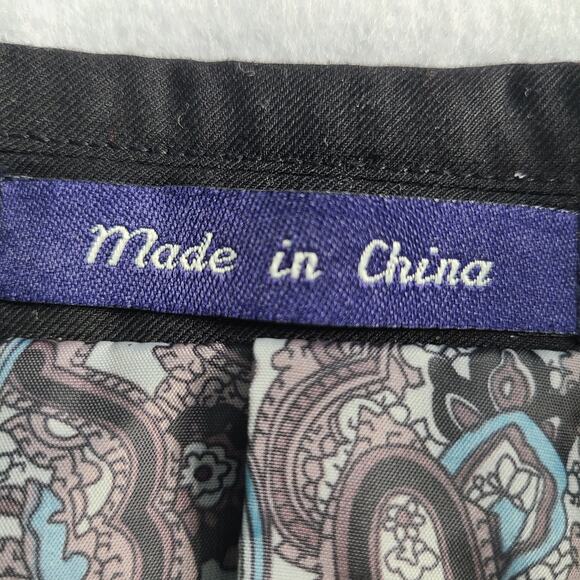 Alan Flusser Polyester Black Suit Jacket Sport Coat Men's 42S Preppy 2400 - Picture 4 of 13